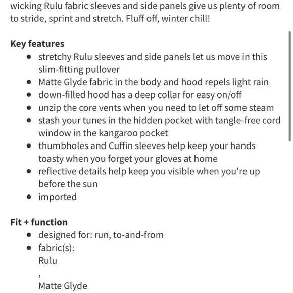 Lululemon Fluff Off Pullover Herringbone size 4 - Picture 4 of 9